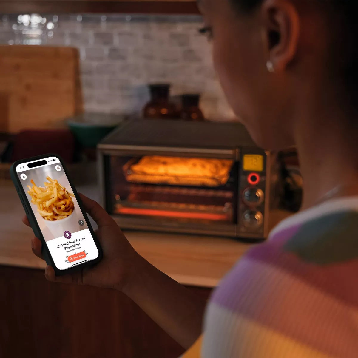 Breville the Smart Oven Air Fryer Compact Silver BOV680BSS1BUC1