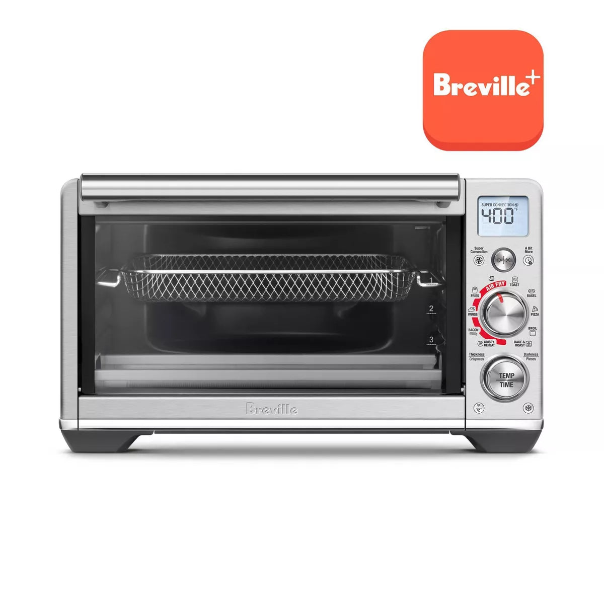 Breville the Smart Oven Air Fryer Compact Silver BOV680BSS1BUC1