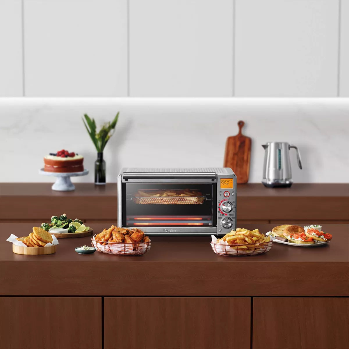 Breville the Smart Oven Air Fryer Compact Silver BOV680BSS1BUC1