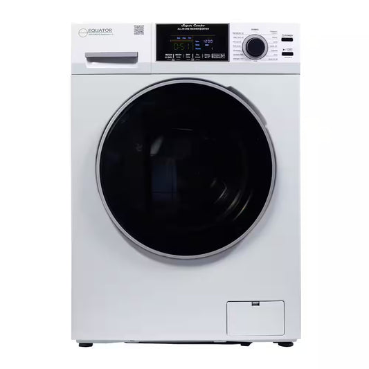 1.62 Cu.Ft. Pet Compact 110V Vented/Ventless 15 Lbs Sani Washer Dryer Combo 1400 RPM in White