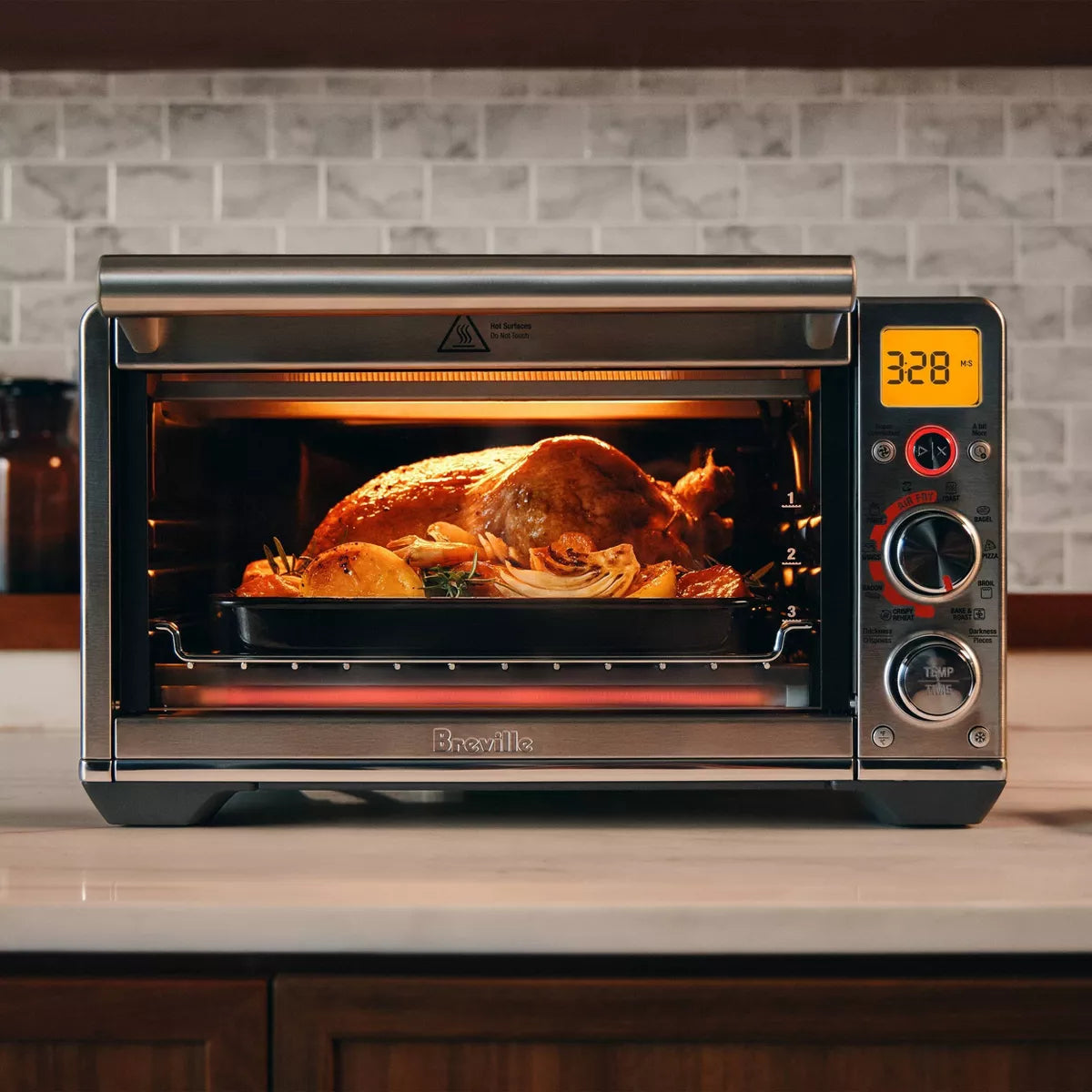 Breville the Smart Oven Air Fryer Compact Silver BOV680BSS1BUC1