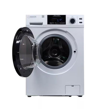 1.62 Cu.Ft. Pet Compact 110V Vented/Ventless 15 Lbs Sani Washer Dryer Combo 1400 RPM in White