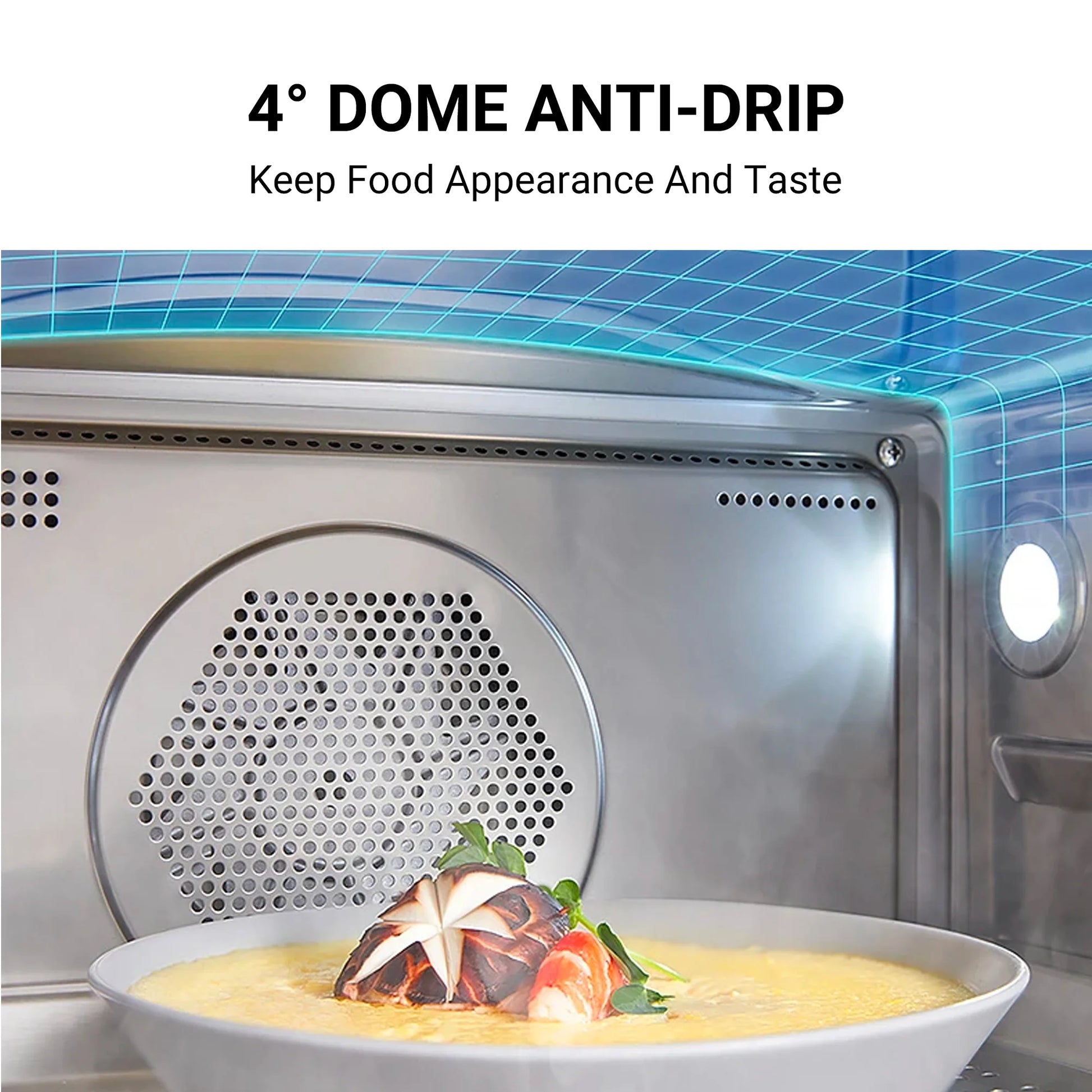 7-IN-1 Compact Steam Oven Combi Oven Countertop Slow Cook Smart APP Control 20 L