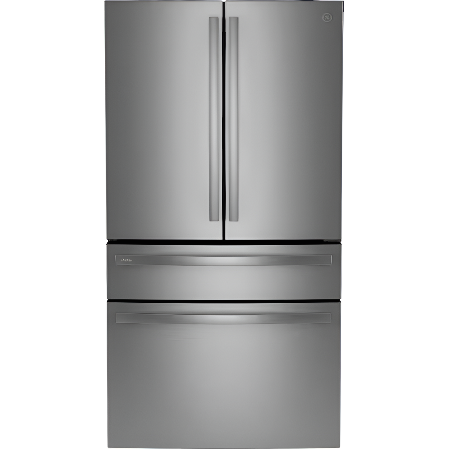 Profile Counter-Depth 23.2-Cu Ft 4 -Door 36-In Wide Smart Compatible French Door Refrirator with Ice Maker with Water Dispenser ( Finrprint-Resistant Stainless Steel ) ENERGY STAR Certified