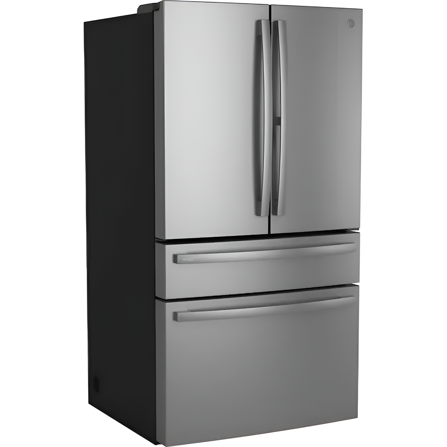 Profile Counter-Depth 23.2-Cu Ft 4 -Door 36-In Wide Smart Compatible French Door Refrirator with Ice Maker with Water Dispenser ( Finrprint-Resistant Stainless Steel ) ENERGY STAR Certified