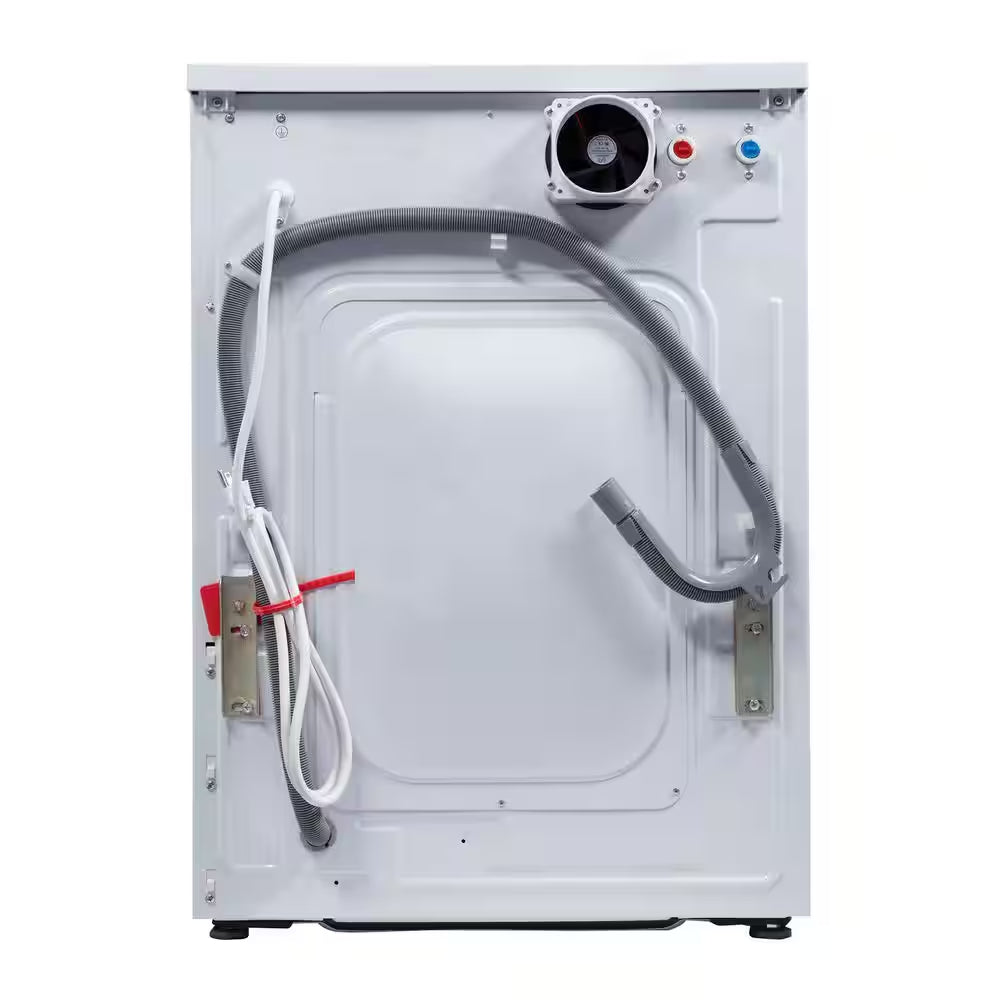 1.62 Cu.Ft. Pet Compact 110V Vented/Ventless 15 Lbs Sani Washer Dryer Combo 1400 RPM in White