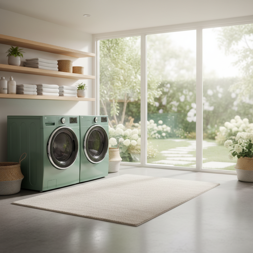 Profile Ultrafast Combo 4.8-Cu Ft Ventless All-In-One Washer Dryer Combo ( Sapphire Blue )