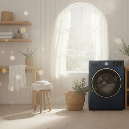 Profile Ultrafast Combo 4.8-Cu Ft Ventless All-In-One Washer Dryer Combo ( Sapphire Blue )